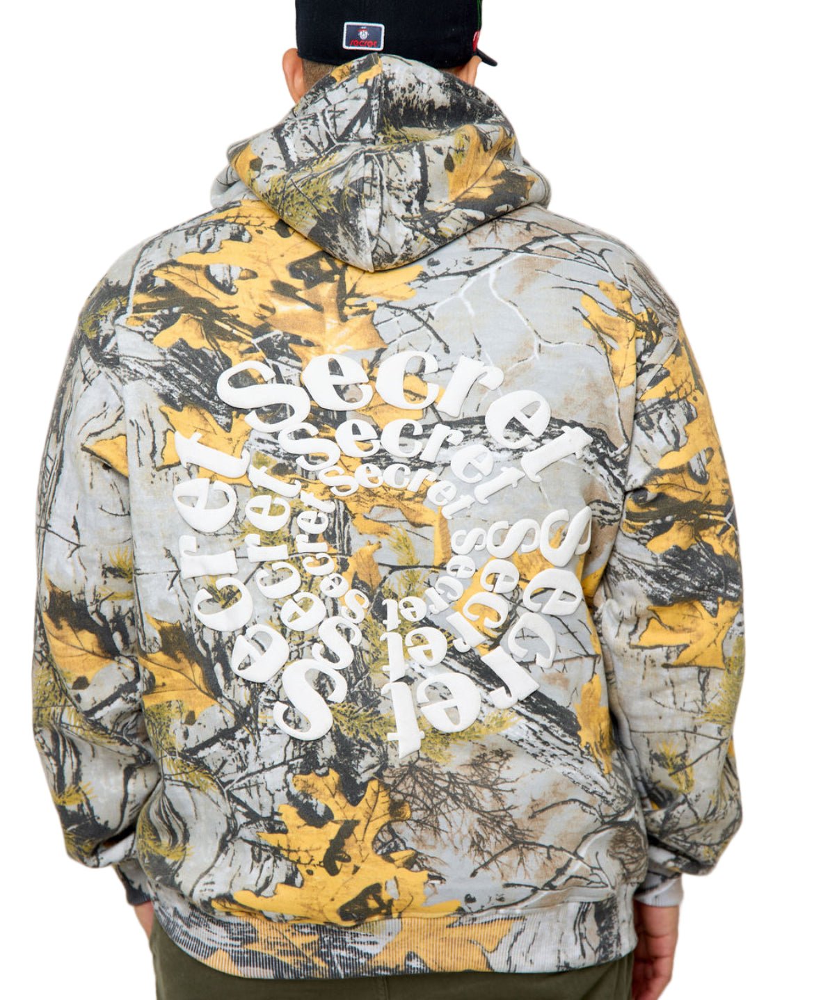 Woodland Camo Hoodie Secret Scientist - Power Drip