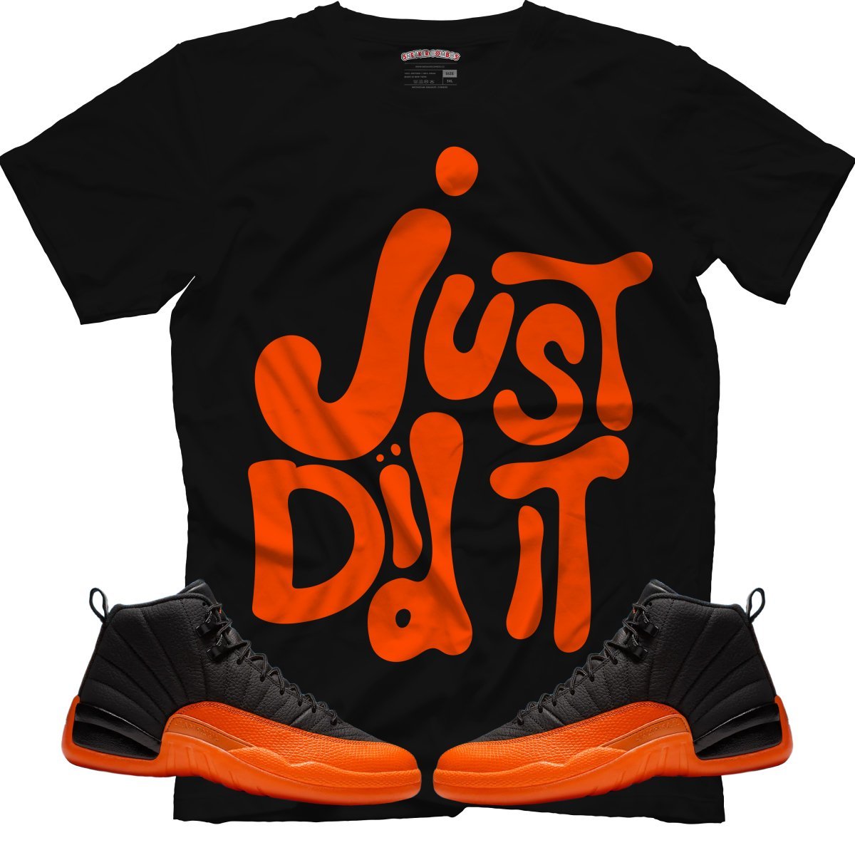 Just Did It (Air Jordan 12 Brilliant Orange) T-Shirt - Power Drip