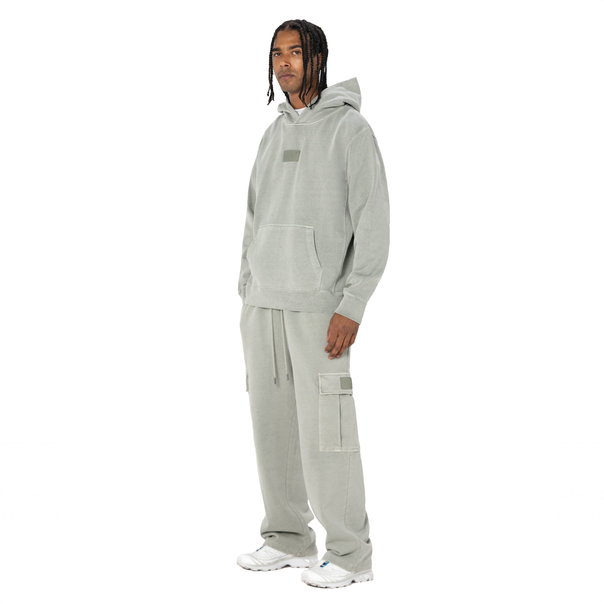 Pro Club Men's Heavyweight Vintage Wash Cargo Sweat - Power Drip