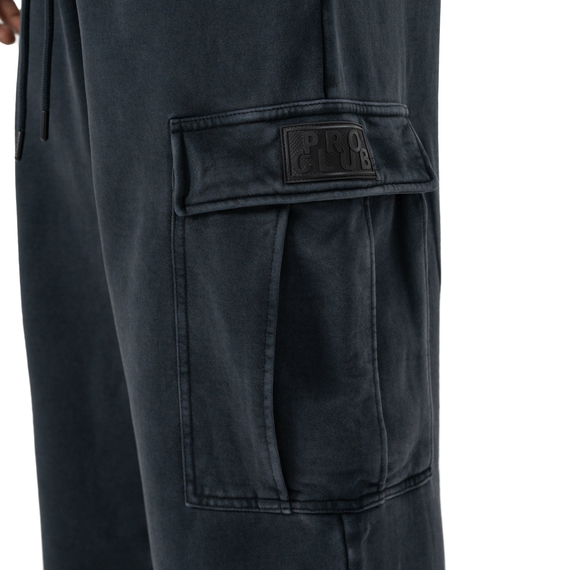 Pro Club Men's Heavyweight Vintage Wash Cargo Sweat - Power Drip