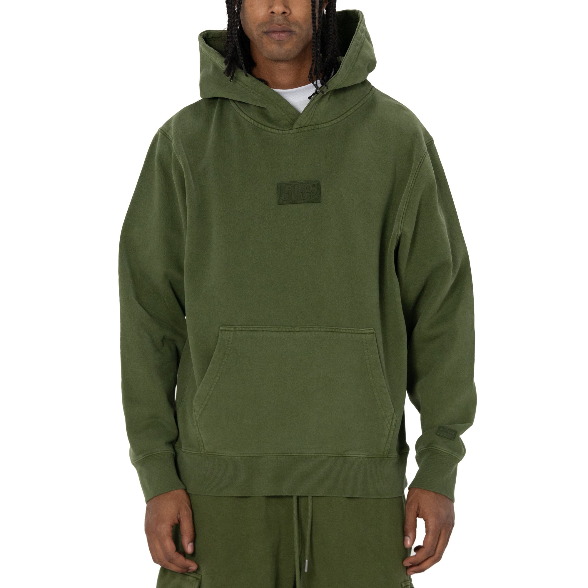 Pro Club Men's Heavyweight Vintage Wash Pullover - Power Drip