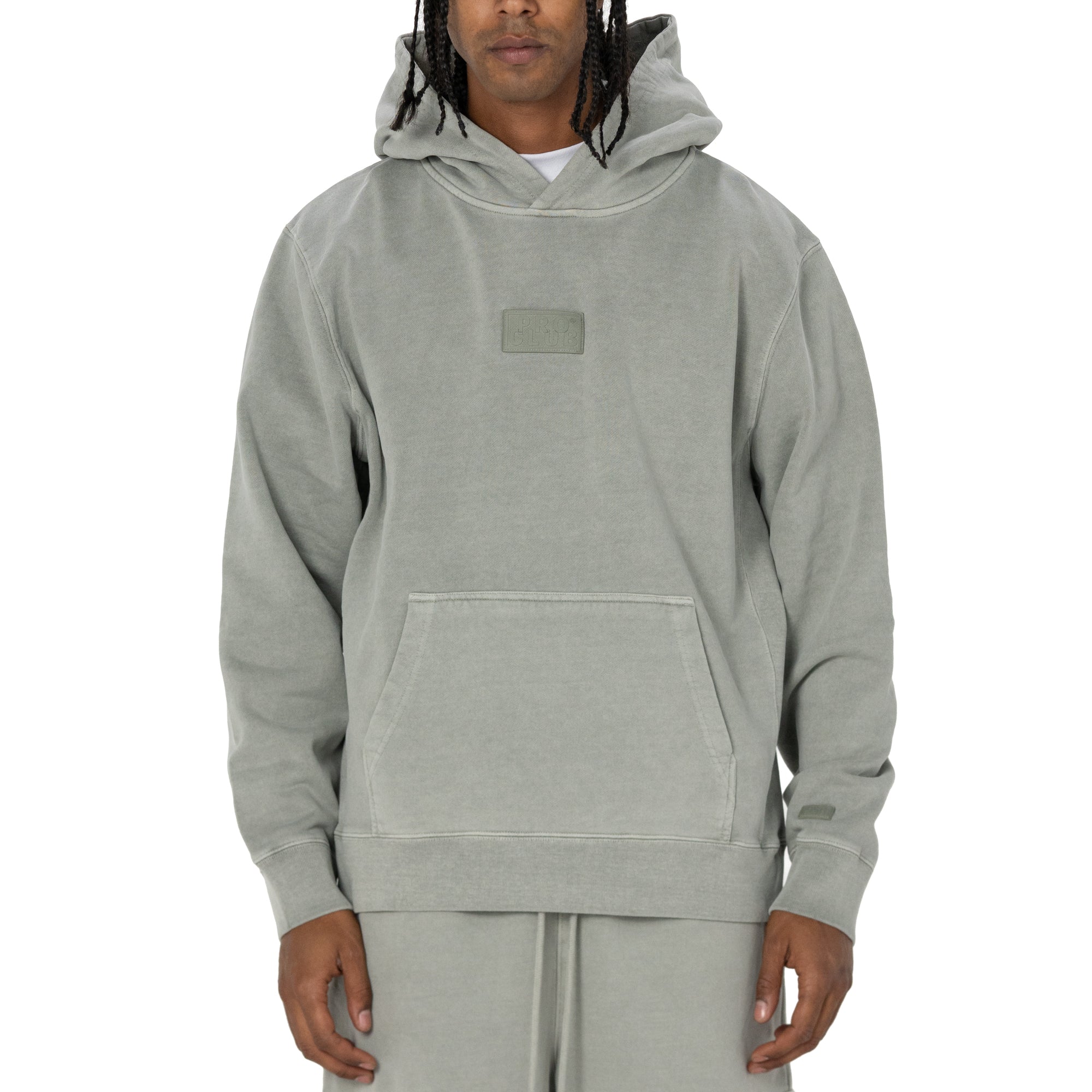 Pro Club Men's Heavyweight Vintage Wash Pullover - Power Drip