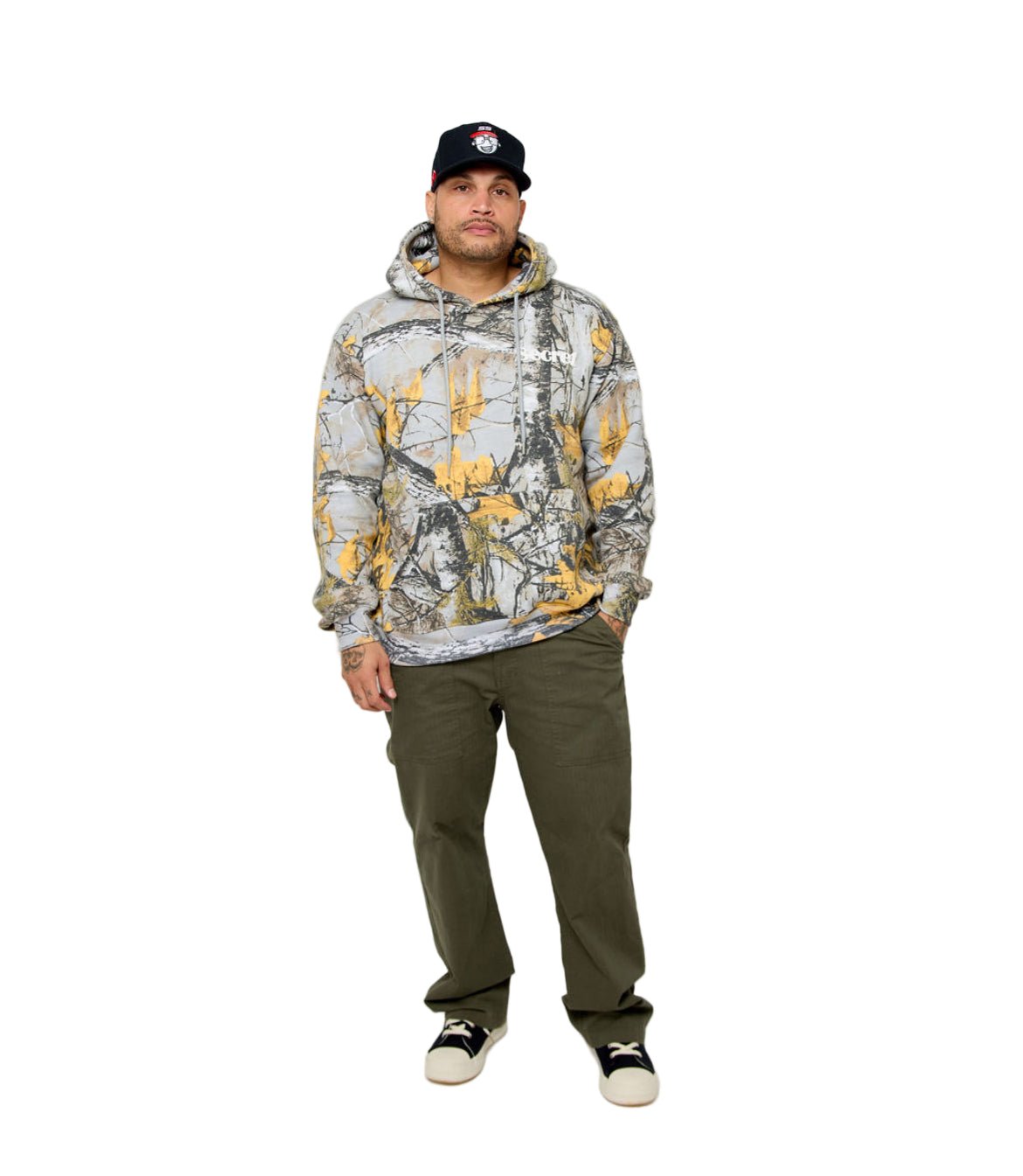 Woodland Camo Hoodie Secret Scientist - Power Drip